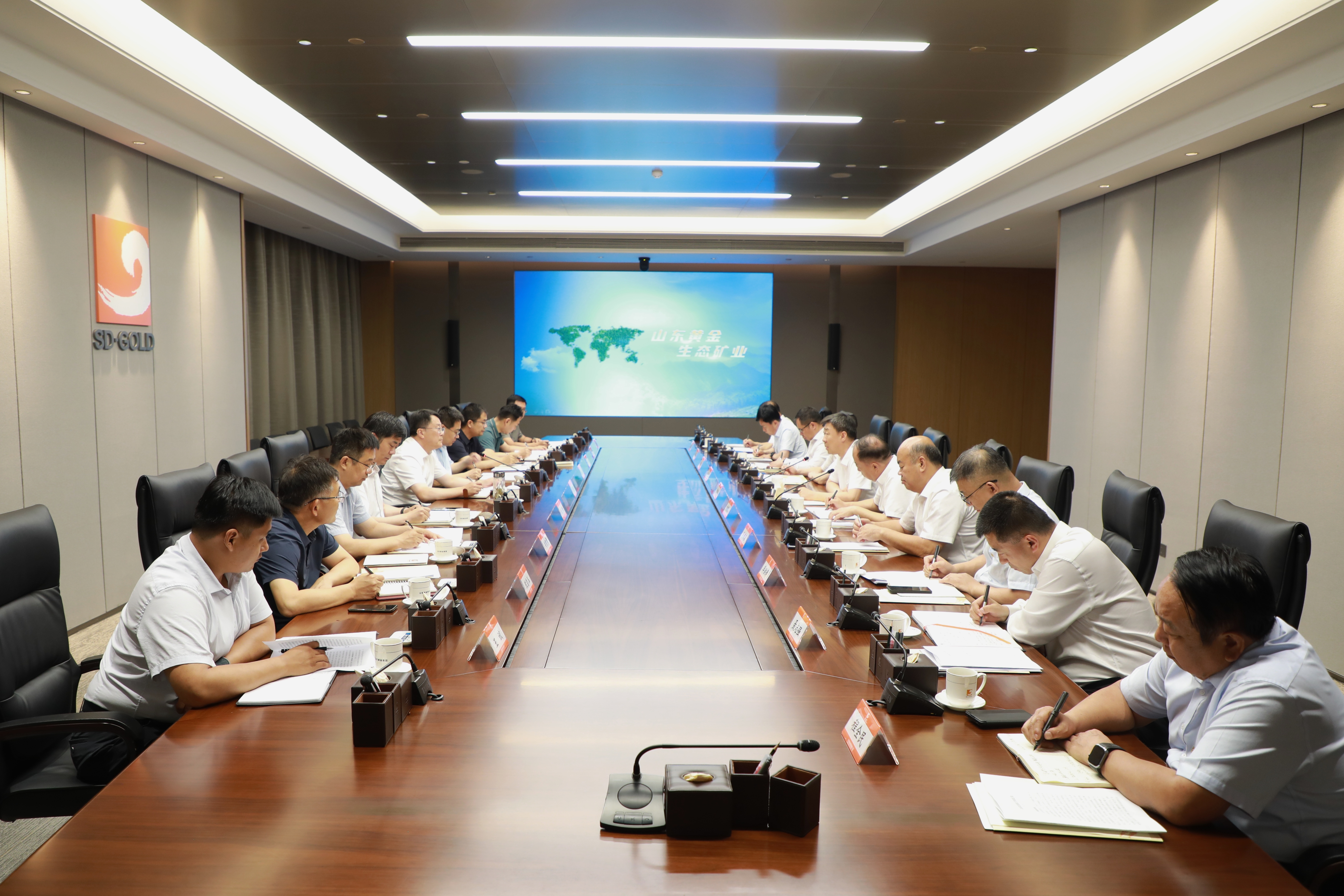 山東省自然資源廳黨組書(shū)記、廳長(zhǎng)趙曉暉到集團(tuán)調(diào)研